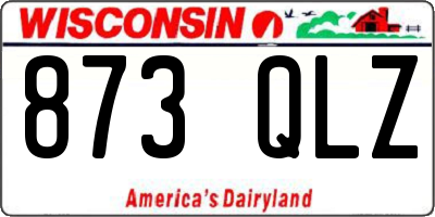 WI license plate 873QLZ