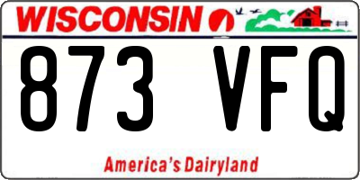 WI license plate 873VFQ