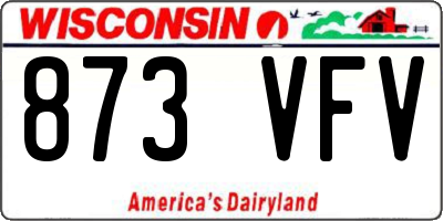 WI license plate 873VFV