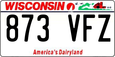 WI license plate 873VFZ