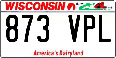 WI license plate 873VPL