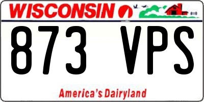 WI license plate 873VPS