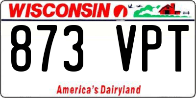 WI license plate 873VPT