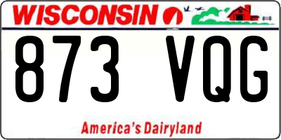 WI license plate 873VQG