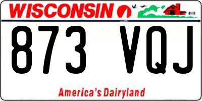 WI license plate 873VQJ