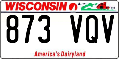 WI license plate 873VQV