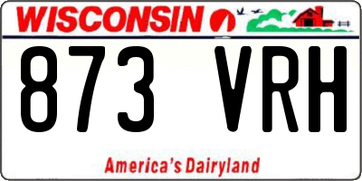 WI license plate 873VRH