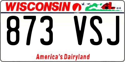WI license plate 873VSJ