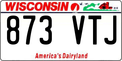 WI license plate 873VTJ