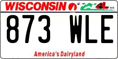 WI license plate 873WLE