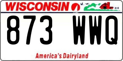 WI license plate 873WWQ