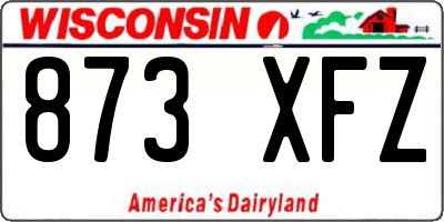 WI license plate 873XFZ