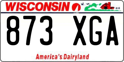 WI license plate 873XGA
