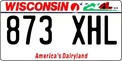 WI license plate 873XHL
