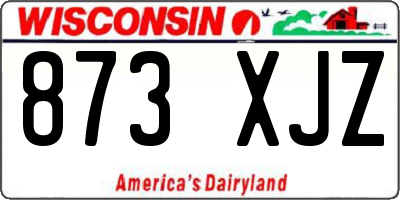 WI license plate 873XJZ