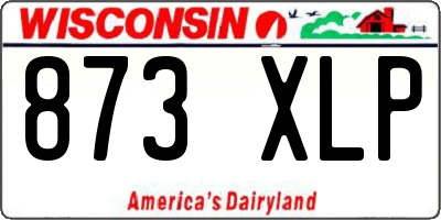 WI license plate 873XLP
