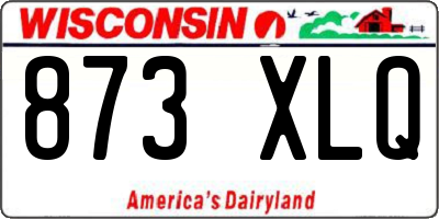 WI license plate 873XLQ