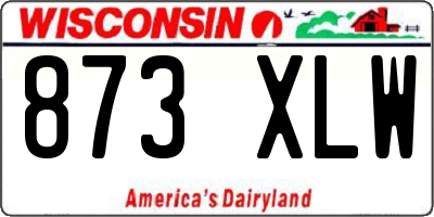 WI license plate 873XLW