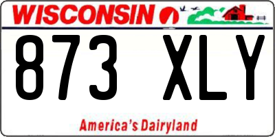 WI license plate 873XLY