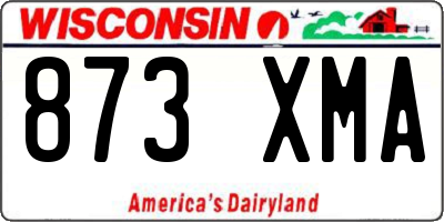 WI license plate 873XMA