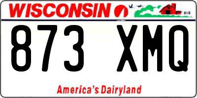 WI license plate 873XMQ