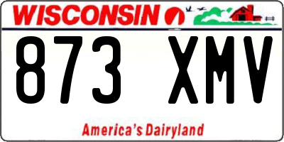 WI license plate 873XMV