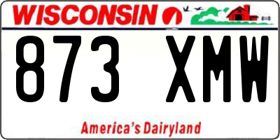 WI license plate 873XMW