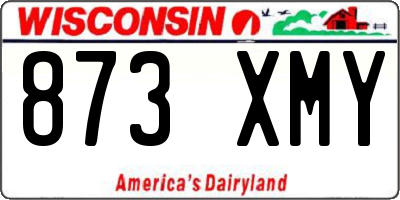 WI license plate 873XMY