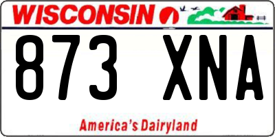 WI license plate 873XNA