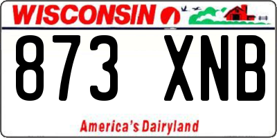 WI license plate 873XNB