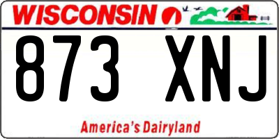 WI license plate 873XNJ