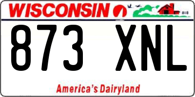 WI license plate 873XNL