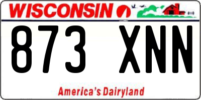 WI license plate 873XNN