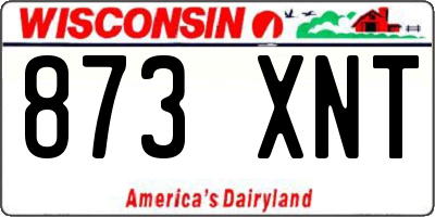 WI license plate 873XNT