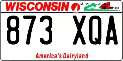 WI license plate 873XQA