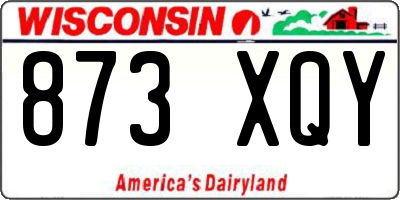 WI license plate 873XQY