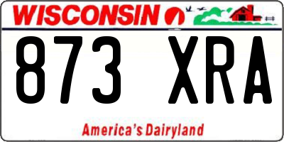 WI license plate 873XRA