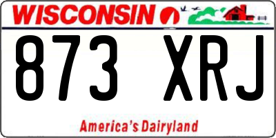 WI license plate 873XRJ