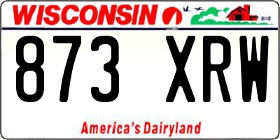 WI license plate 873XRW
