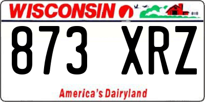WI license plate 873XRZ