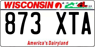 WI license plate 873XTA