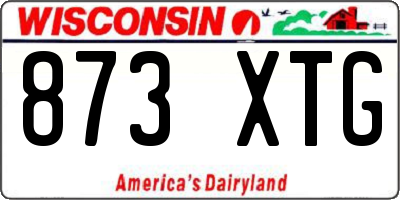 WI license plate 873XTG