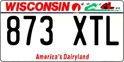WI license plate 873XTL