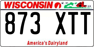 WI license plate 873XTT
