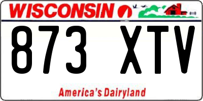 WI license plate 873XTV
