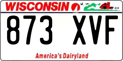 WI license plate 873XVF