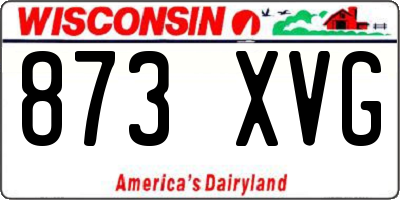 WI license plate 873XVG