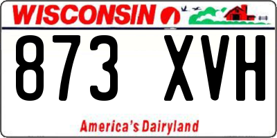 WI license plate 873XVH