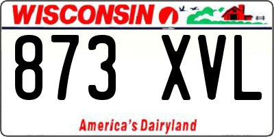 WI license plate 873XVL