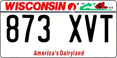 WI license plate 873XVT